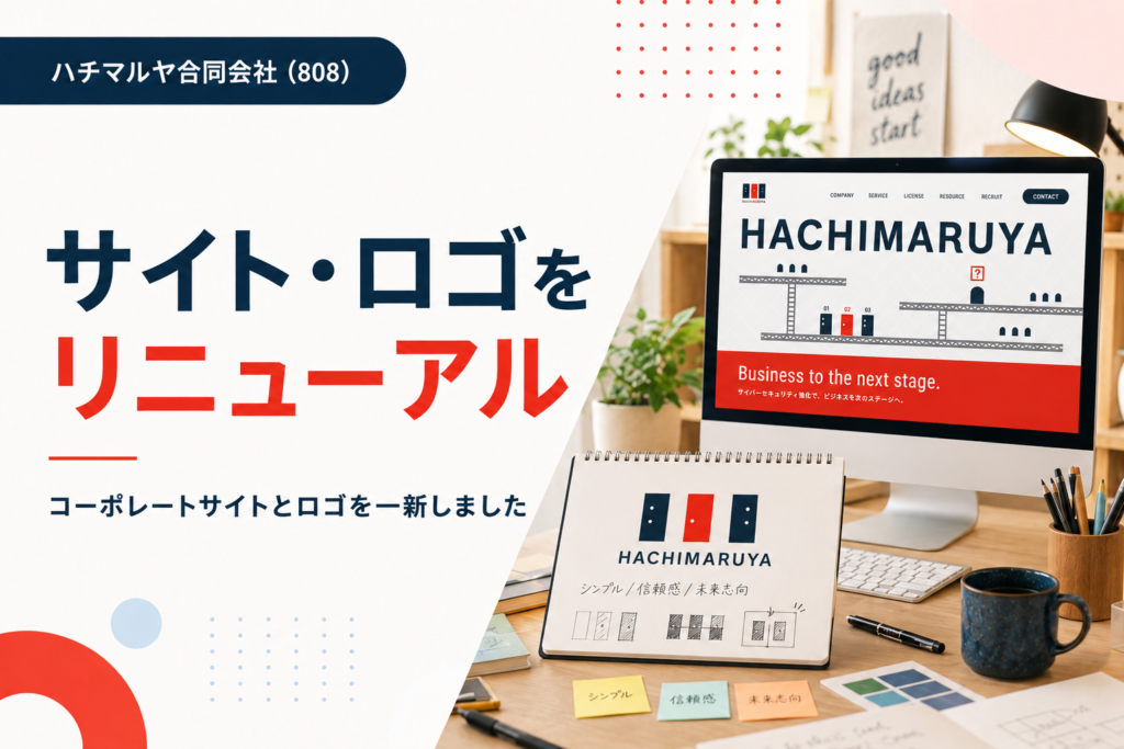 新コーポレートサイトおよびロゴリニューアルのお知らせ